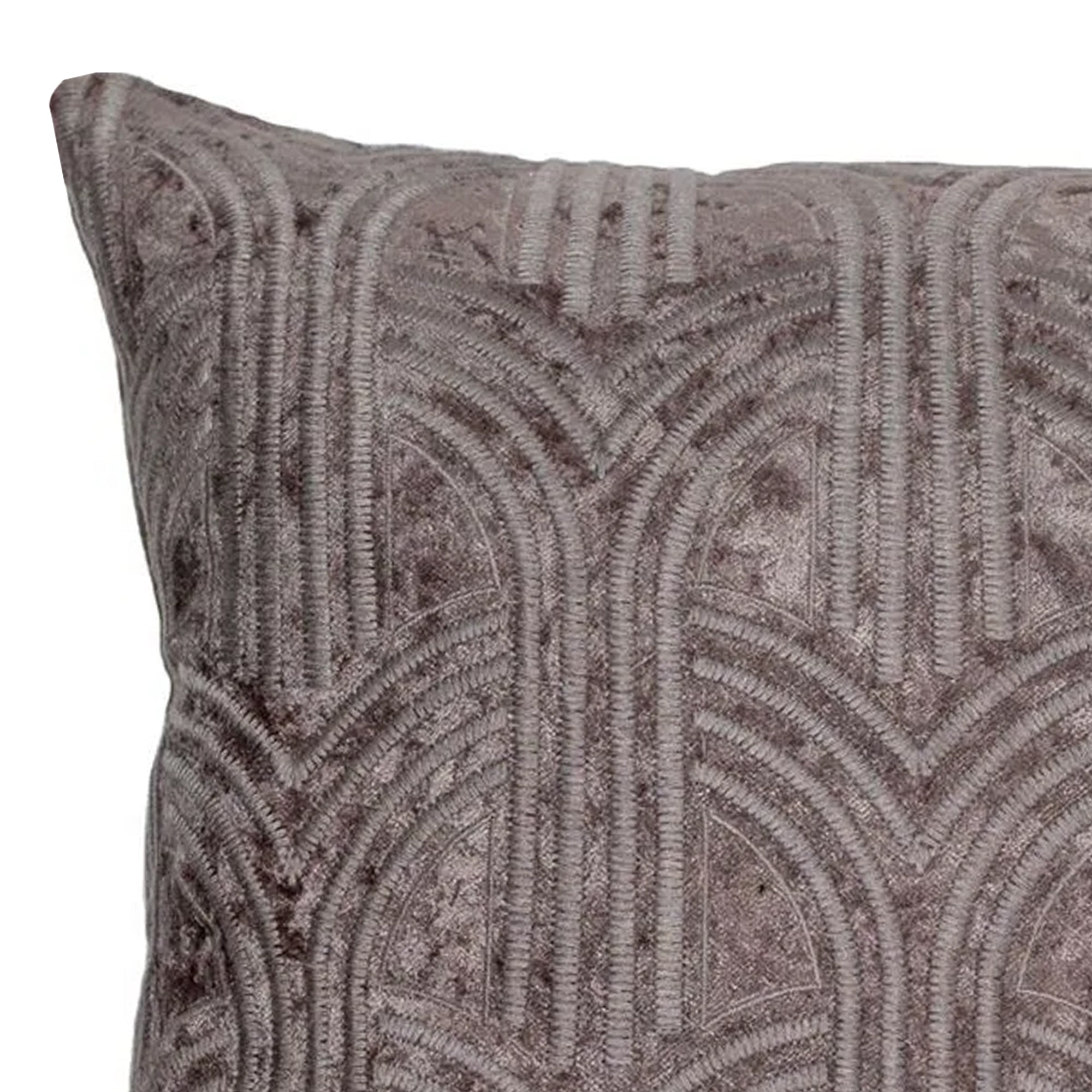 Malini Mushroom Velvet Arch Cushion